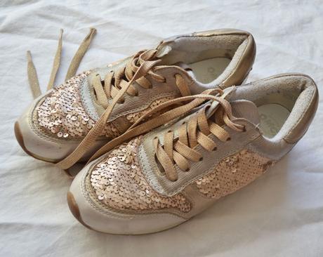 Flitrové tenisky omg 38,5-39, humanic,39