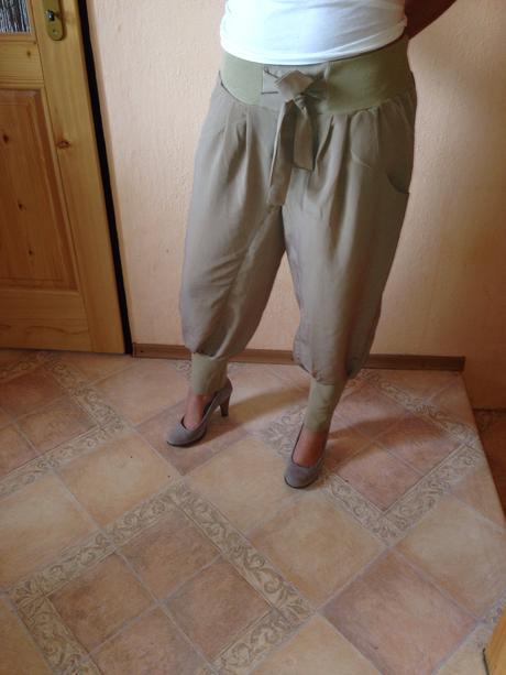 Hárem športovo elegantné nohavice, s