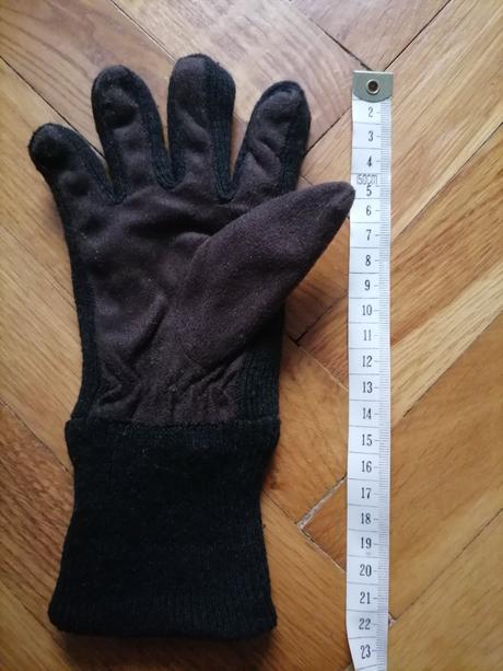 Rukavice jelenicové-3x nosené, 128