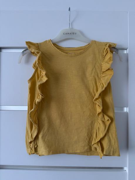 Žlte tričko s volanom, reserved,134