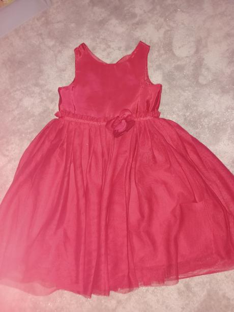Šaty červené h&m 5-6, 116