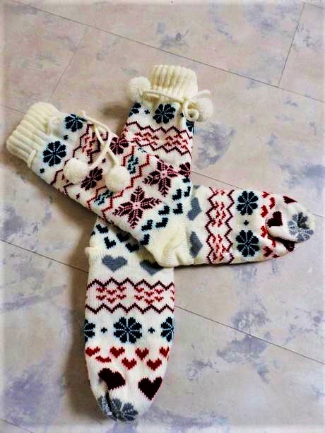 Kožušinové podkolienky 38/39, 38