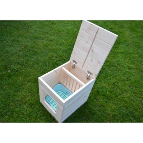 Wc a senník pre králika,