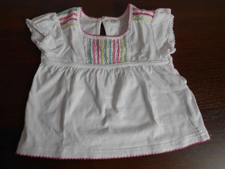 Tričko s farebnou výšivkou, f&f,68