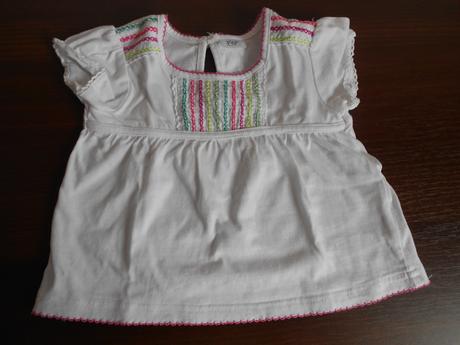 Tričko s farebnou výšivkou, f&f,68