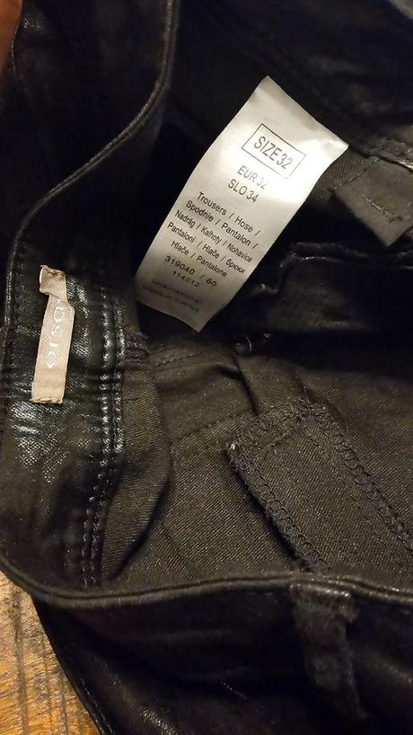 Lesklé nohavice elastické, orsay,xs