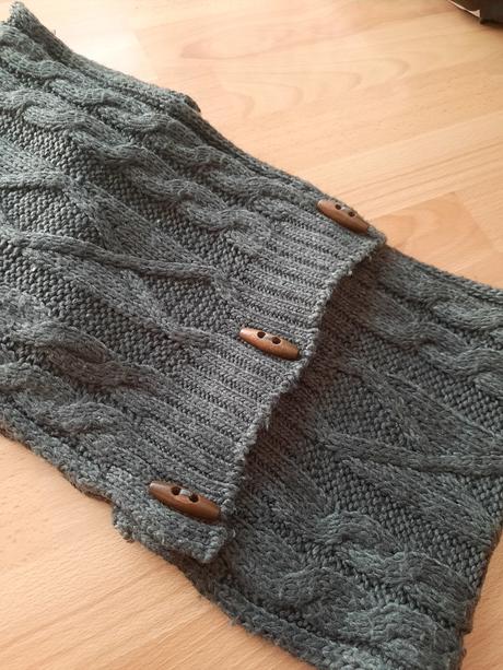 Dámsky pletený šál- tunel, 