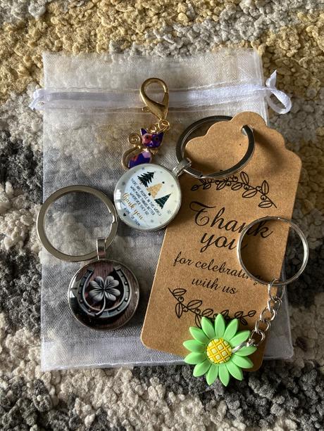 Prívesky na kľúče 4ks, 