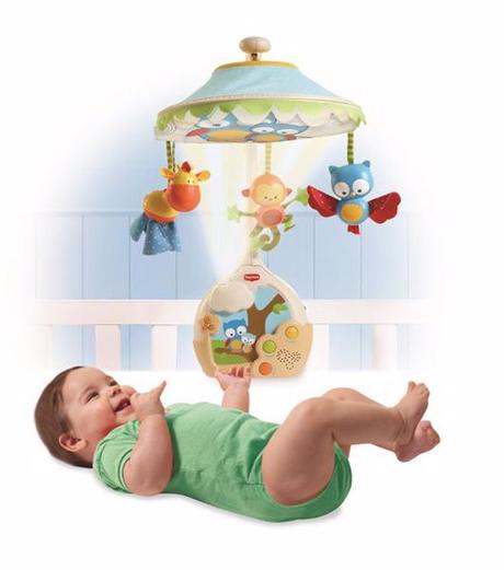 Hudobný kolotoč tiny love 3 v 1 nad postieľku, 