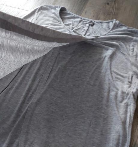 Sivé tričko pre dojčiacu ženu, l