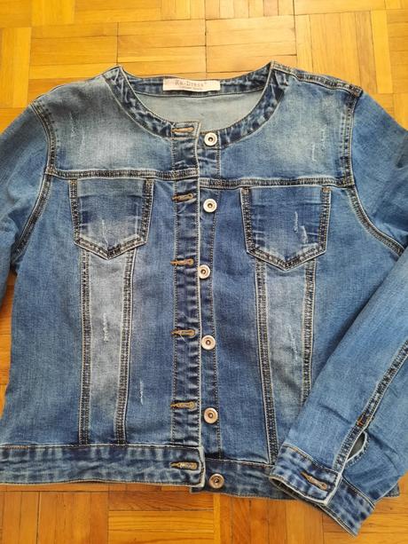 Dámska rifľová bunda, l