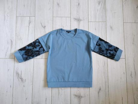 Mikina s čipkou denny rose, xs