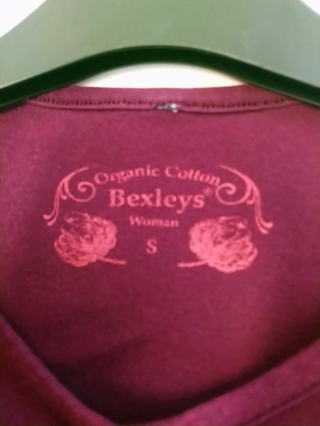 Dámsky elastický bordový top, bexleys, s, s