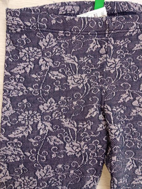 Dievčenské kvetované legíny benetton (2r.), benetton,92