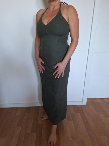 Ľanové šaty, h&m,40