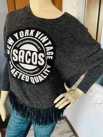 Luxusny svetrik sacos, s