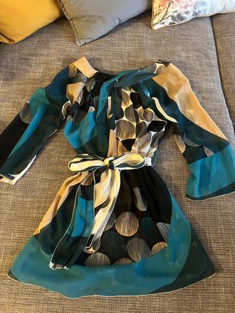 Výrazná bluzka, na viazanie, xs/s, s