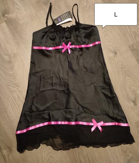 Satenova nočná košielka, l