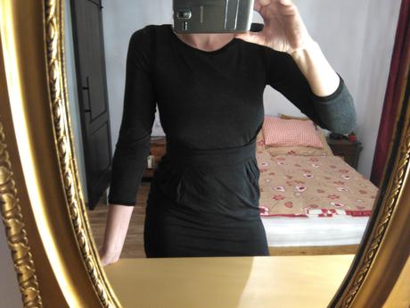 Tmavošedé šaty univerzálne, twinset,38