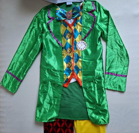 Mad hatter - deluxe kostým disney v.134-140,