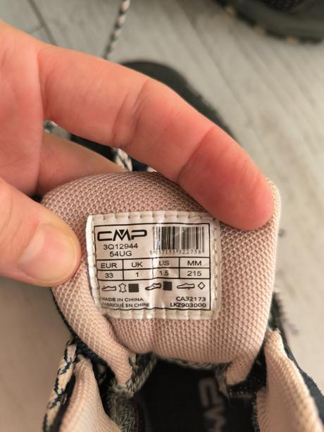 Turistické topánky cmp, 33