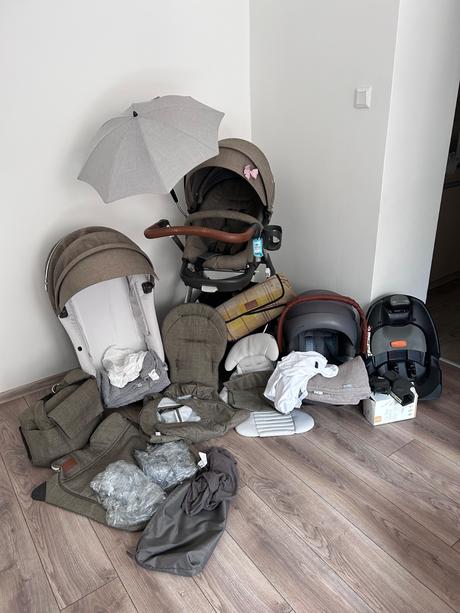 Stokke trailz terrain nordic green 3 kombinácia., stokke,stokke trailz terrain