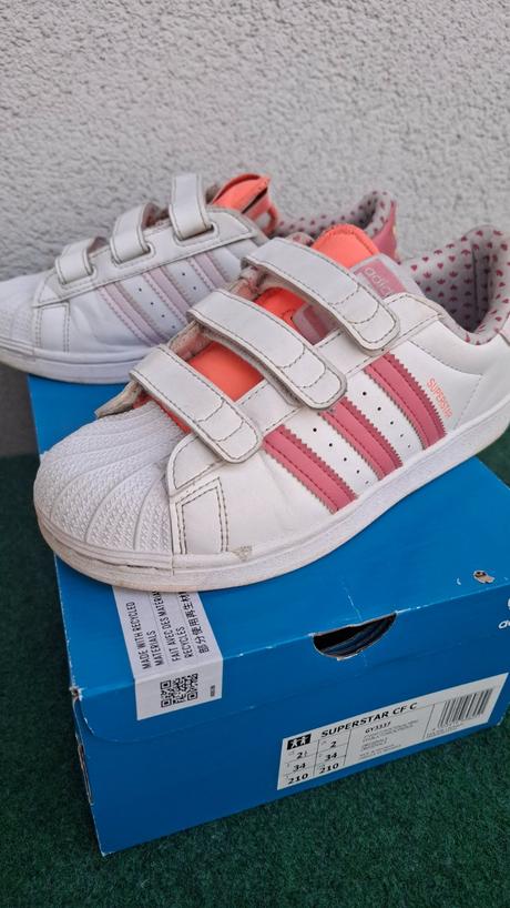 Tenisky značky adidas superstar, veľkosť 34, adidas,34