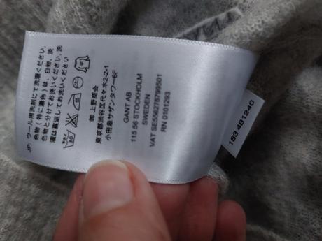 Krásny pulover gant vlna+alpaca- aj na darcek s-m, gant,m / s