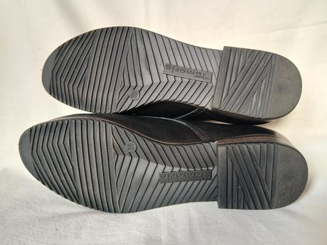 Elegantné kožené poltopánky, tamaris,38