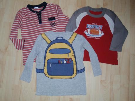 Tričká 3x - cena spolu, 110