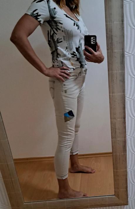 Džínsy twinset s aplikciami, twinset,36