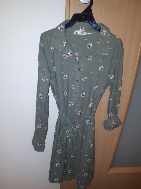 Košeľové šaty, h&m,128