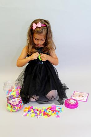 Spájacie korálky/šperky v dóze, kreatívna hračka,