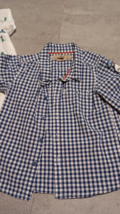 Košeľa s krátkym rukávom 2 ks, pepco,92