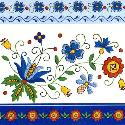 Servítka kashubian folk 4ks (s102),