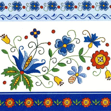 Servítka kashubian folk 4ks (s102), 