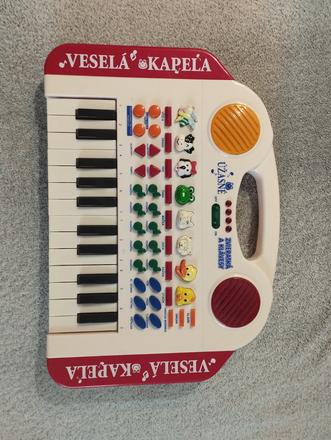 Klávesy, detský klavír, 
