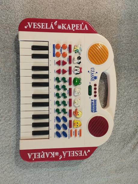 Klávesy, detský klavír, 