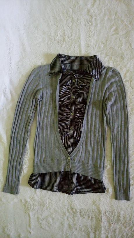 Svetrík a blúzka 2v1, l