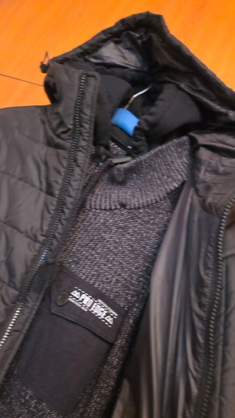 Panska perova vetrovka f4 a sveter set, alpine pro,xl