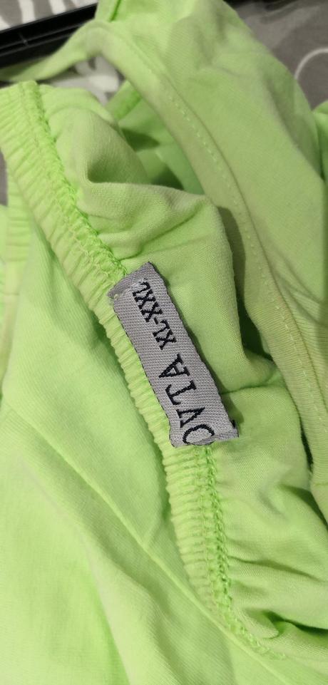 Krikľavo žltozelené tričko, s