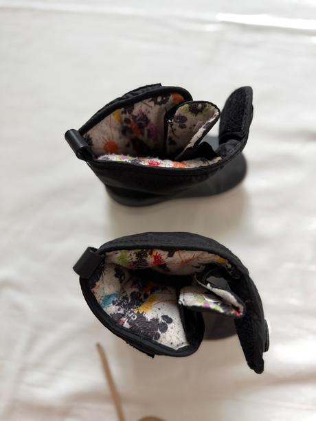 Čierne detské snehule crocs na suchý zips, crocs,22