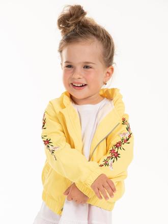 Žltá bundička s výšivkou, gate,92