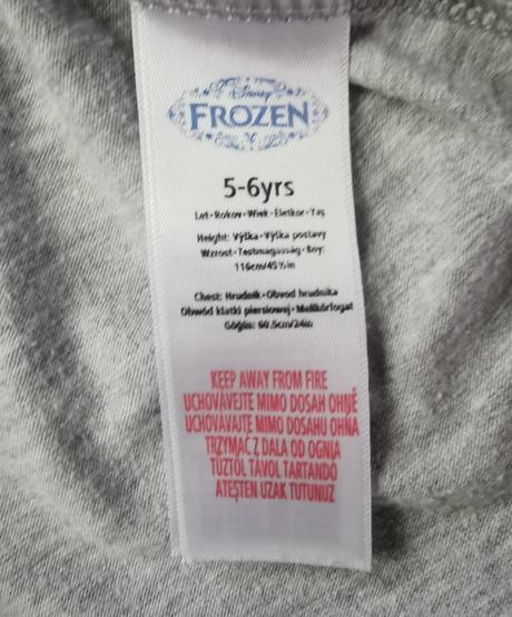 Tričko frozen č. 116, disney,116