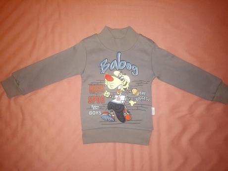 Hrubsi kvalitny pulovrik polorolacik, baby club,86