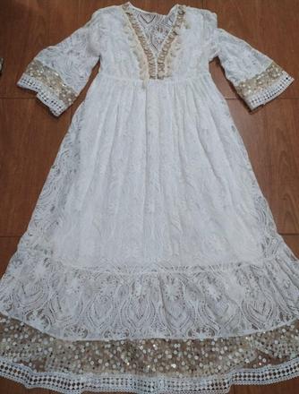 Krajkove maxi šaty, 