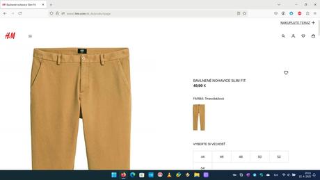Cargo nohavice hm (kapsáče), h&m,l / m