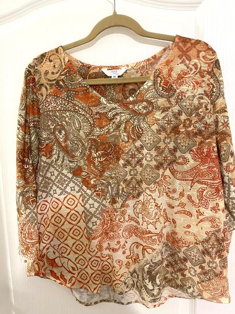 Krásna blúzka so vzormi, xxl