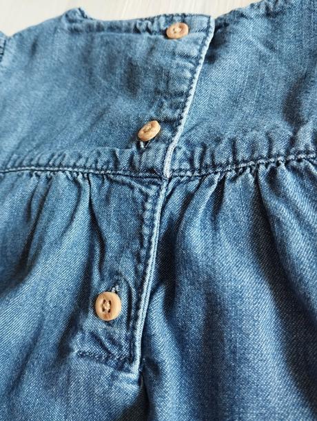 Tenké riflové šaty, h&m,86