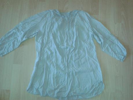 Bezova bluzka s koralikmi, xl